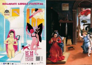 Locandina per il Recanati Comics Festival realizzata da Miguel Angel Martin