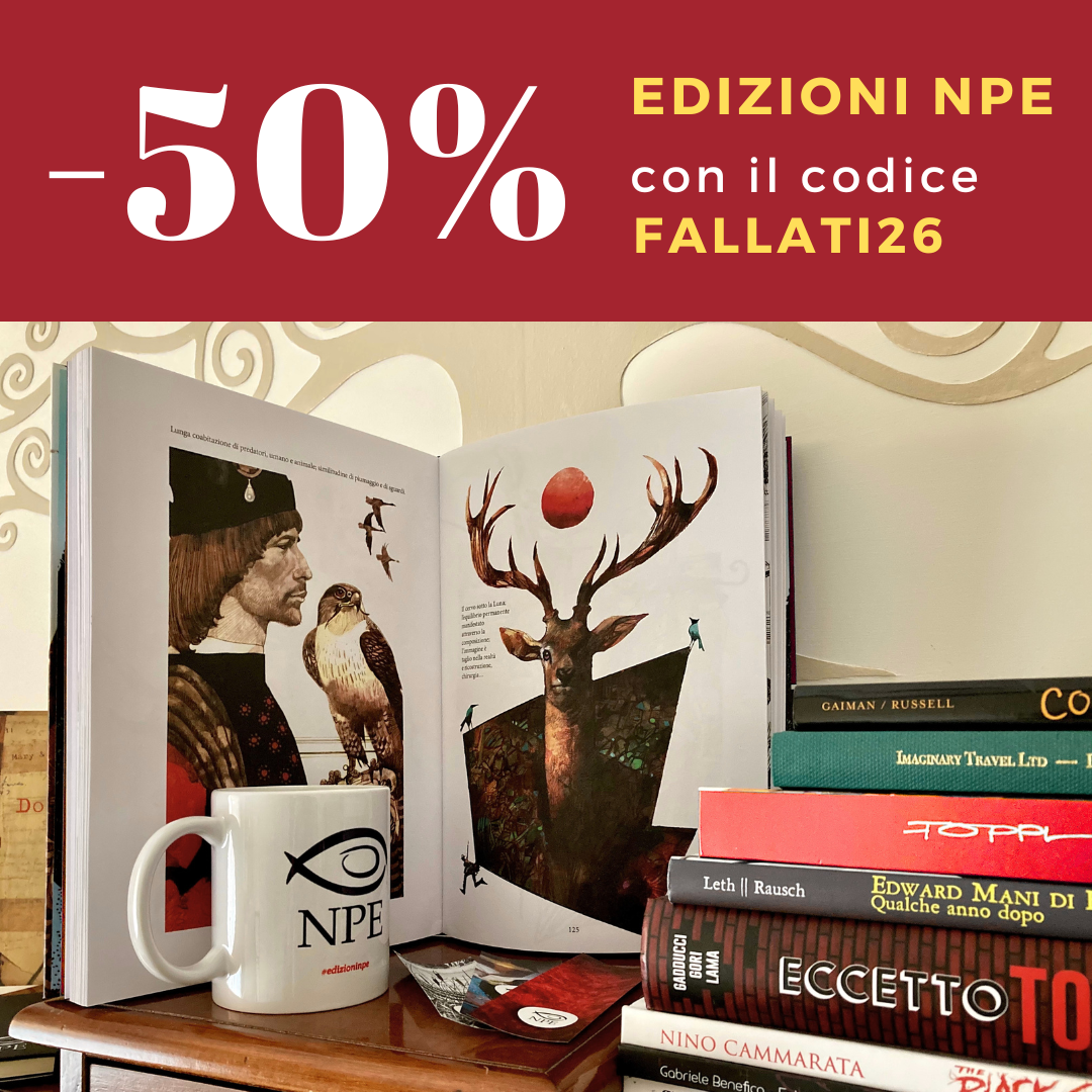 Locandina promozionale libri fallati